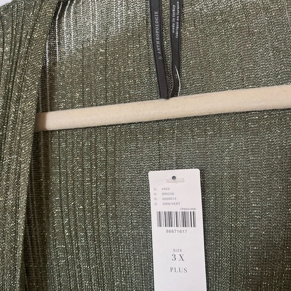 By Anthropologie Long Shine Cardigan Sweater - Picture 3 of 6